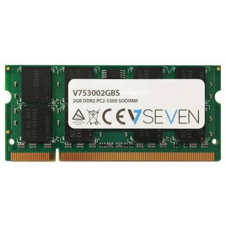 V7 MEMORIA RAM 2GB DDR2 667MHZ CL5 SO DIMM PC2-5300