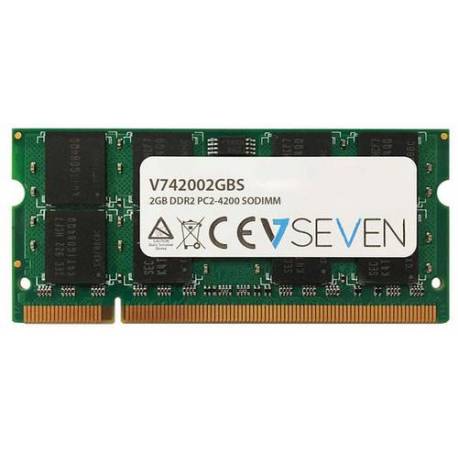 V7 MEMORIA RAM 2GB DDR2 533MHZ CL5 SO DIMM PC2-4200