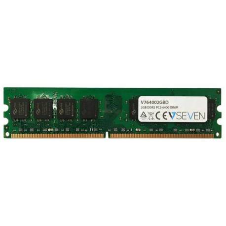 V7 MEMORIA RAM 2GB DDR2 800MHZ CL6 DIMM PC2-6400