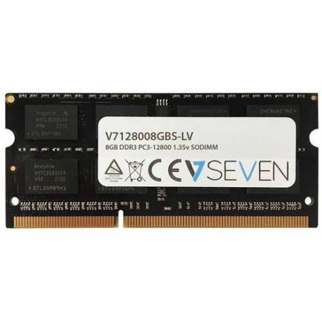V7 MEMORIA RAM 8GB DDR3 1600MHZ CL11 SO DIMM PC3-12800