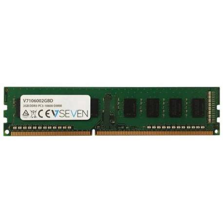 V7 MEMORIA RAM 2GB DDR3 1333MHZ CL9 DIMM PC-10600