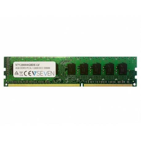 V7 MEMORIA RAM 4GB DDR3 1600MHZ CL11 ECC DIMM PC3L-12800 1.35V