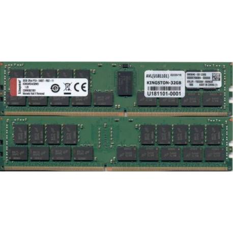 Kingston MEMORIA RAM 32GB DDR4-2400MHZ ECC REG CL17 DIMM 2RX4 MICRON E IDT
