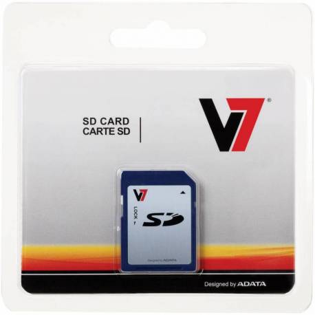 V7 SD CARD 8GB SDHC CL4