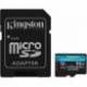 Kingston TARJETA DE MEMORIA 64GB MSDXC CANVAS GO PLUS 170R A2 U3 V30 CON ADAPTADOR