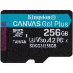 Kingston TARJETA DE MEMORIA 256GB MSDXC CANVAS GO PLUS 170R A2 U3 V30 SIN ADAPTADOR