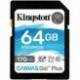Kingston TARJETA DE MEMORIA 64GB SDXC CANVAS GO PLUS 170R C10 UHS-I U3 V30