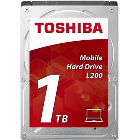 Toshiba DISCO DURO L200 MOBILE 1TB 2.5" H200 HIGHPERF HIBRIDO