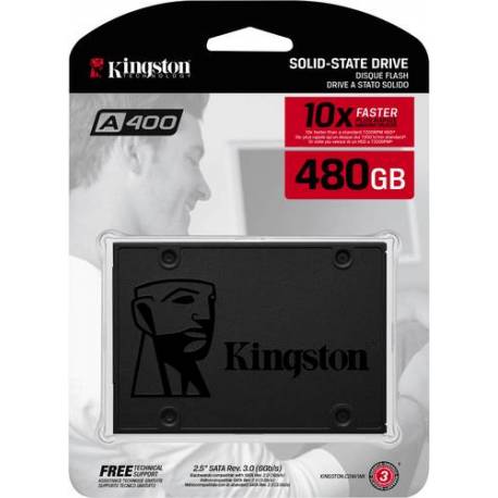 Kingston DISCO DURO 480GB A400 SATA3 2.5" SSD 7MM
