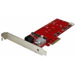 StarTech 2SLOT PCI EXPRESS M2 TARJETA RAID SATA3 PUERTOS PCIE SATA CARD