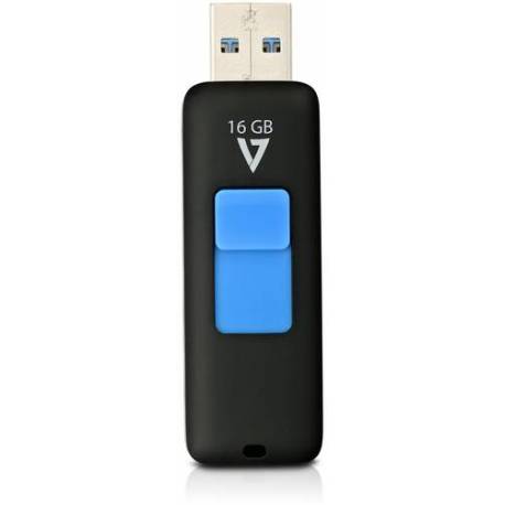 V7 16GB FLASH DRIVE USB 3.0 NEGRO CONECTOR RETRACTIL RTL