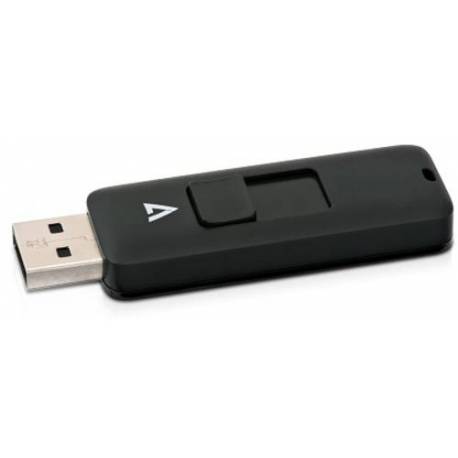 V7 16GB FLASH DRIVE USB 2.0 NEGRO CONECTOR RETRACTIL RTL