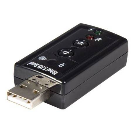 StarTech TARJETA ADAPTADOR SONIDO USB 7.1 VIRTUAL EXTERNA CONVERSOR