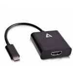 V7 USB-C A ADAPTADOR HDMI NEGRO