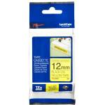 Brother TZE-S631 LAMINATED TAPE 12MM 8M NEGRO ON AMARILLO EXTRA-STRONG