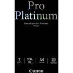 Canon PAPEL FOTOGRAFIA PRO PLATINUM PT-101 A4 20SH