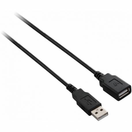 V7 USB CABLE EXTENS 3M A TO A NEGRO USB 2.0 ALTA VELOCIDAD MACHO/HEMBRA