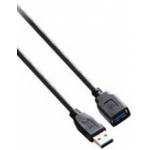 V7 USB 3.0 EXTENS 1.8M A TO A NEGRO USB 3.0 MACHO/HEMBRA