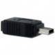 StarTech ADAPTADOR MICRO USB B HEMBRA A MINI USB MACHO NEGRO