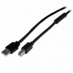 StarTech 20M 65 FT ACTIVE USB 2.0 A TO B CABLE - MACHO/MACHO - LONG USB CABLE