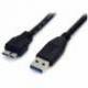 StarTech 0.5M USB 3.0 MICRO B CABLE USB 3.0 A A MICRO B MACHO/MACHO NEGRO