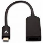 V7 ADAPTADOR USB-C A HDMI NEGRO MACHO/HEMBRA
