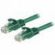 StarTech CABLE 1.5M CAT6 ETHERNET VERDE SIN ENGANCHE 24 AWG COBRE