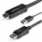 StarTech CABLE 2M HDMI A DISPLAYPORT 4K 30HZ USB-ALIMENTADO