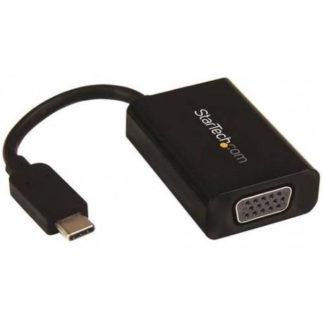 StarTech USB TIPO C A ADAPTADOR VGA - SALIDA DE CORRIENTE