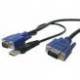 StarTech CABLE KVM 4 5M 2 EN 1 VGA USB ULTRA DELGADO