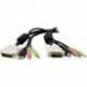 StarTech CABLE KVM 4 5M USB DVI-D DOBLE ENLACE AUDIO 4 EN 1 PARA SWITCH