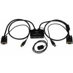 StarTech 2 PUERTOS CABLE KVM CON VGA USB AND REMOTE SWITCH BUTTON