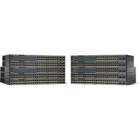 Cisco SWITCH CATALYST 2960-X 48 GIGE POE 370 W 2 X 10G SFP+ LAN BASE
