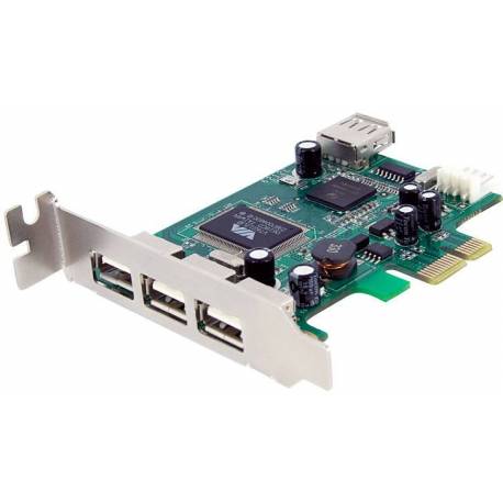 StarTech TARJETA ADAPTADORA PCI EXPRESS 4 PUERTOS USB 2.0 PERFIL BAJO