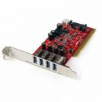 StarTech TARJETA PCI 4 PUERTOS USB 3.0 SUPERSPEED HUB INTERNO