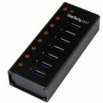 StarTech 7 PUERTOS USB 3 HUB - DESK / WALL - COMPACT AND DURABLE FOR TRAVEL