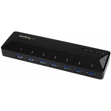 StarTech 7 PUERTOS USB 3.0 5GBPS HUB PLUS 2X2.4A DEDICATED FAST CHARGE PTS