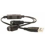 StarTech CABLE ADAPTADOR CONVERSOR USB A 2X PS/2 TECLADO RATON RATÓN
