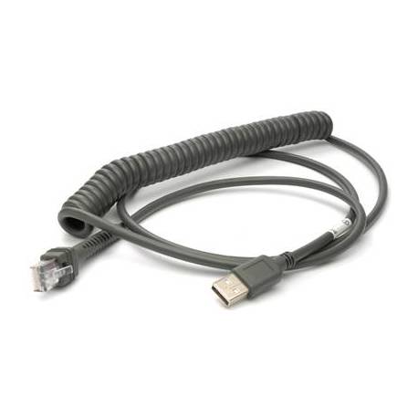 Datalogic CAB-524 CABLE USB TIPO A POT COILED 2.4M