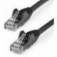 StarTech CABLE DE RED ETHERNET CAT6 UTP SIN ENGANCHES NEGRO 2M