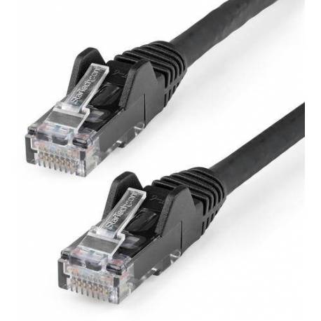 StarTech CABLE DE RED ETHERNET CAT6 UTP SIN ENGANCHES NEGRO 3M