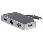 StarTech DOCK STATION USB-C 4K 95W HDMI VGA GBE WIN MAC CHROME