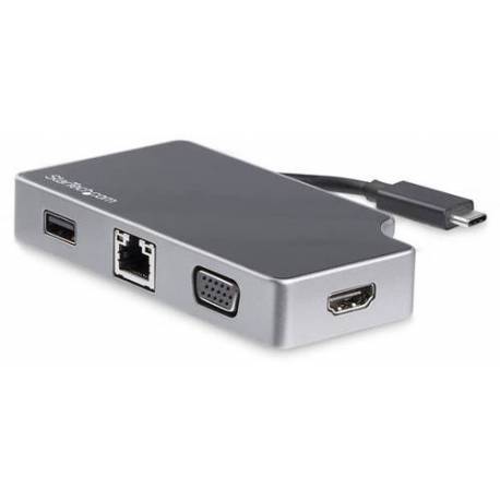 StarTech DOCK STATION USB-C 4K 95W HDMI VGA GBE WIN MAC CHROME
